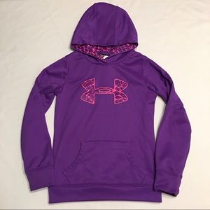 Under Armour Purple Hoodie Youth Small